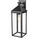 Yates 1 Light 21.75 inch Powder Coated Black Outdoor Wall Sconce