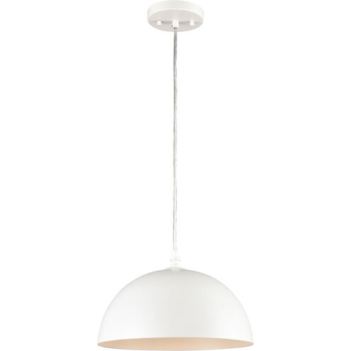 Chelsea 1 Light 12 inch White Pendant Ceiling Light