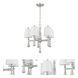 Palmer 5 Light 20.98 inch Brushed Polished Nickel Chandelier Ceiling Light