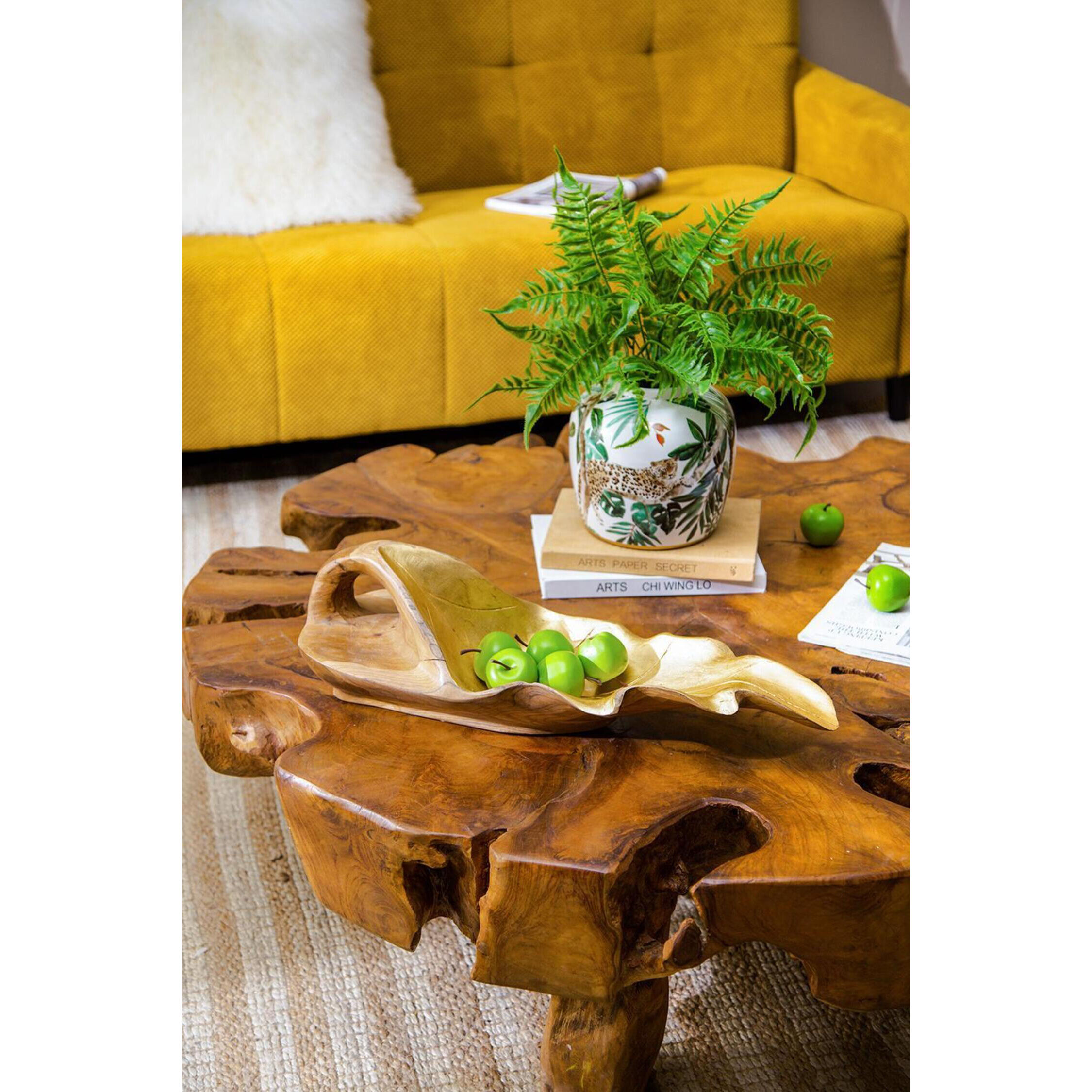 Anita 19.7 X 9.8 inch Brown/Gold Decorative Plate