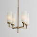 Alyssa 4 Light 16.25 inch Aged Brass Pendant Ceiling Light
