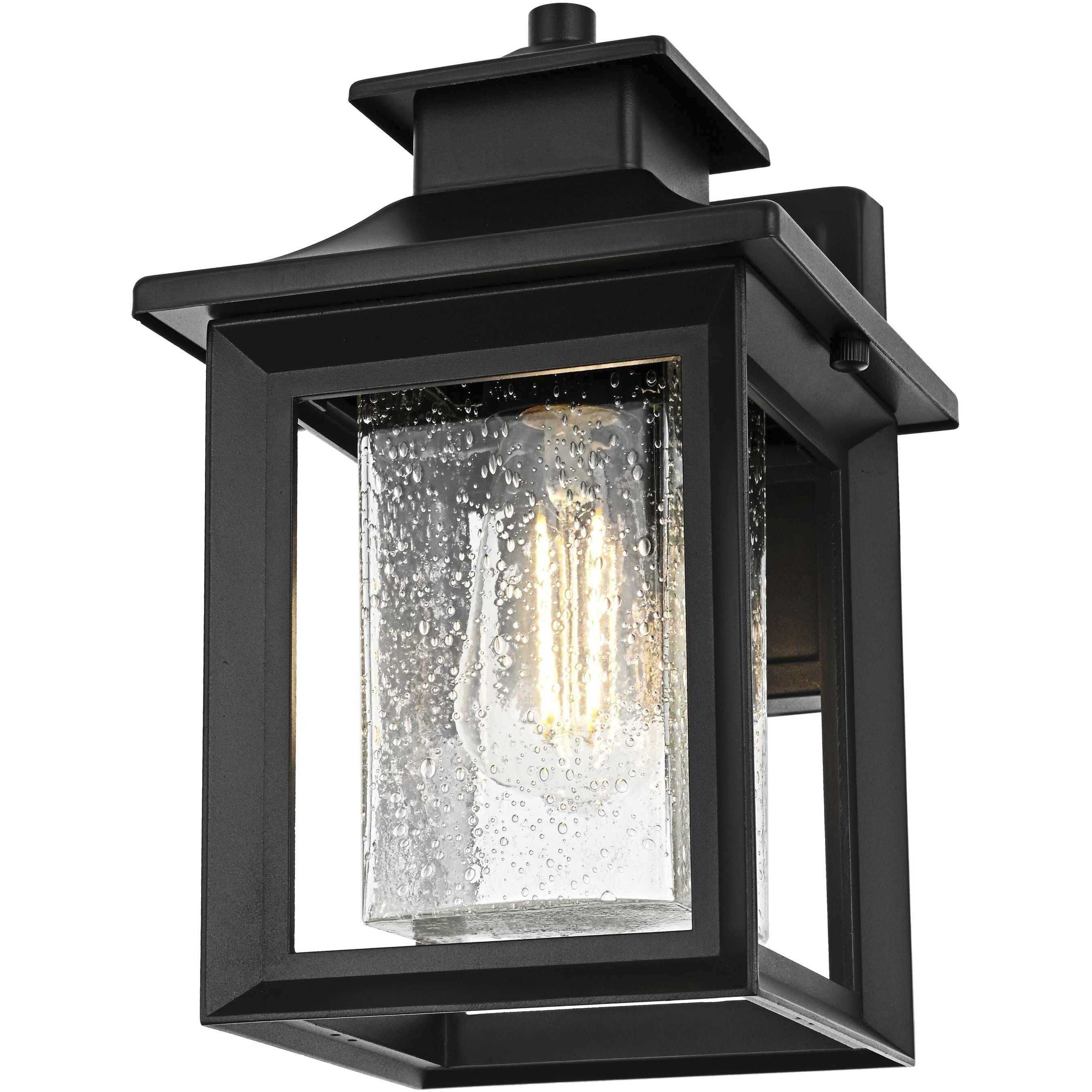 Judson 1 Light 12 inch Black Outdoor Wall Sconce
