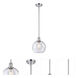 Ballston Athens LED 8 inch Polished Chrome Mini Pendant Ceiling Light