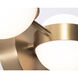Verona LED 22 inch Satin Brass Vanity Light Wall Light