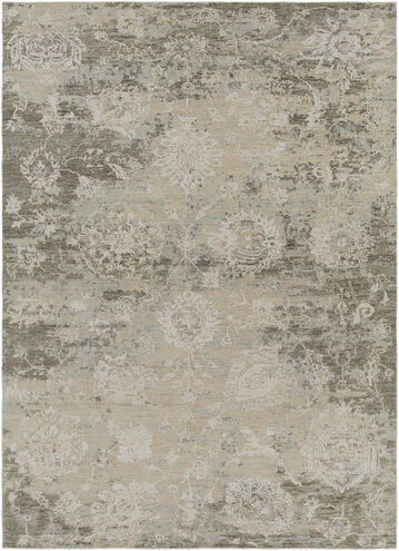 Sufi 108 X 72 inch Charcoal Rug in 6 X 9, Rectangle