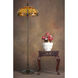 Tiffany 60 inch 60 watt Antique Brass Floor Lamp Portable Light
