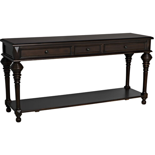 Colonial 72 X 20 inch Distressed Brown Sofa Table, Large