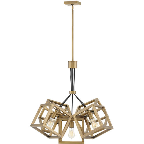 Ensemble LED 28.25 inch Brushed Bronze Chandelier Ceiling Light