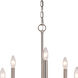 Harris LED 27.5 inch Satin Nickel Chandelier Ceiling Light