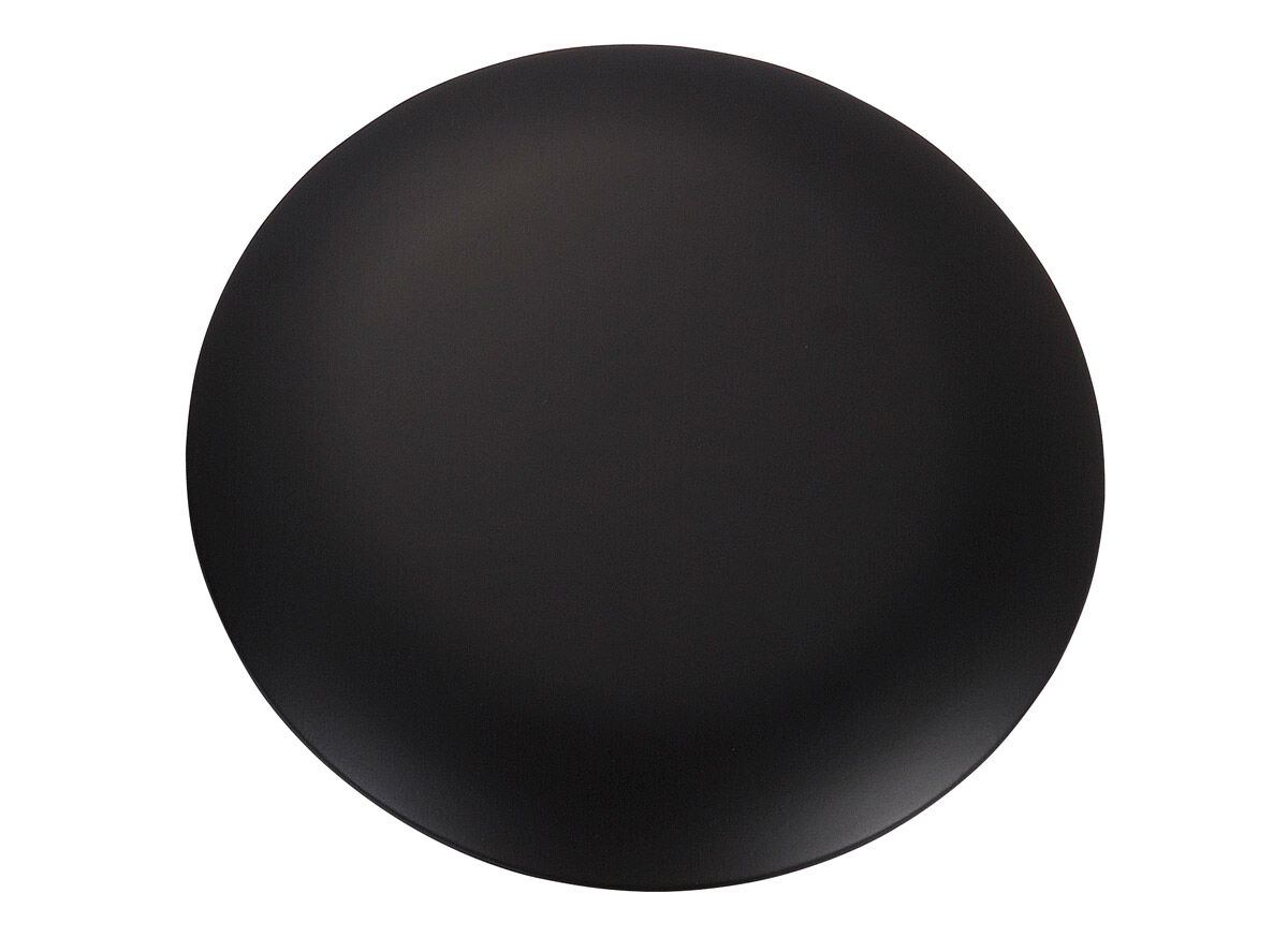 Minimalist Matte Black Fan Blanking Plate