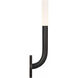 Kelly Wearstler Rousseau LED 4.5 inch Bronze ADA Single Sconce Wall Light in Etched Crystal