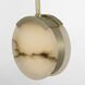 Kelly Wearstler Melange LED 7 inch Antique-Burnished Brass Pendant Ceiling Light