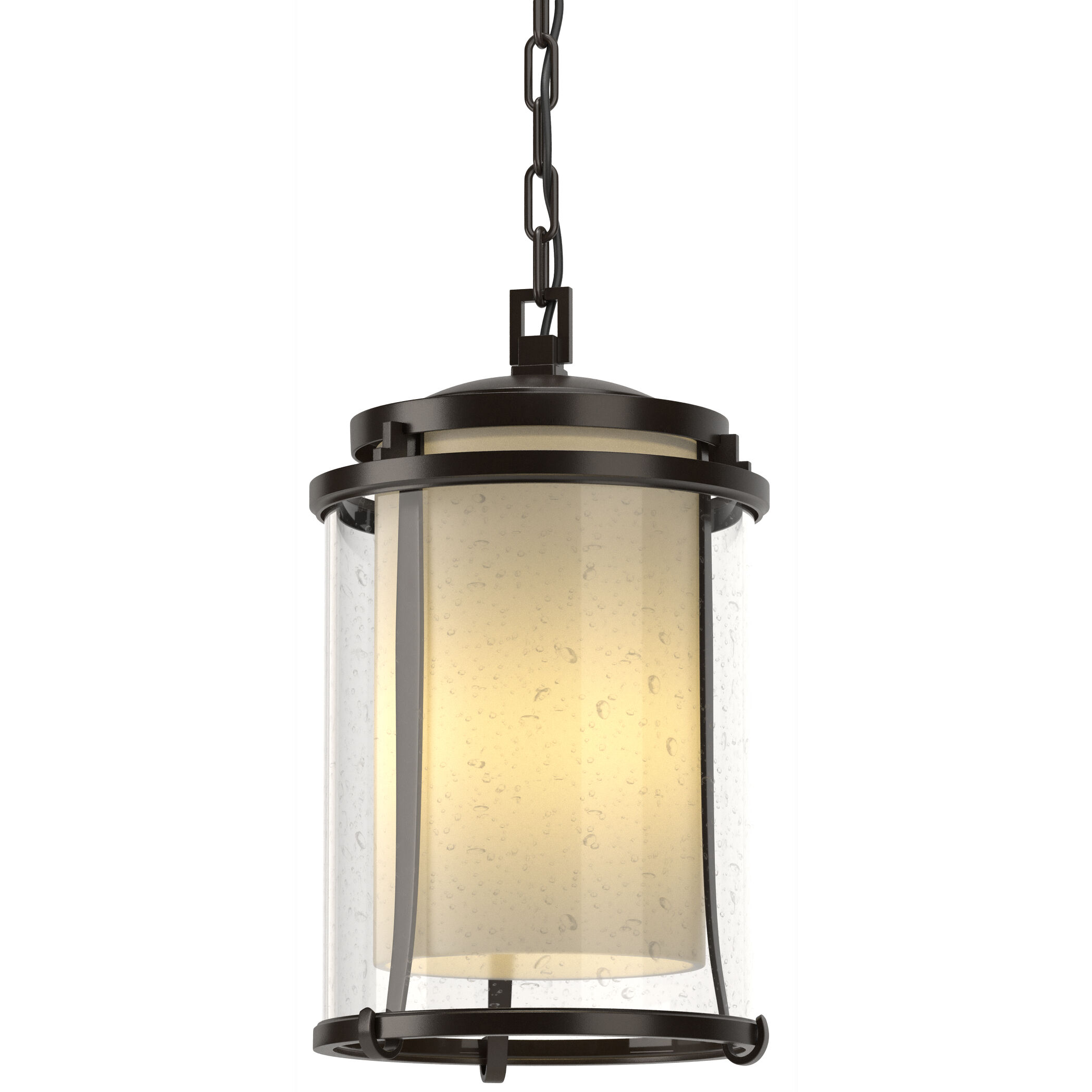 Meridian 1 Light 9.7 inch Coastal Oil Rubbed Bronze Outdoor Ceiling Fixture, Large