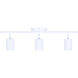 Rexton 3 Light White Track Lighting Ceiling Light