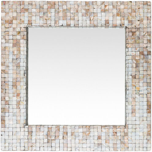 Pensacola Bay 23.6 X 23.6 inch Grey Mirror, Square