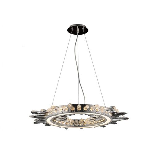 Aspen LED 27 inch Polished Nickel Pendant Ceiling Light