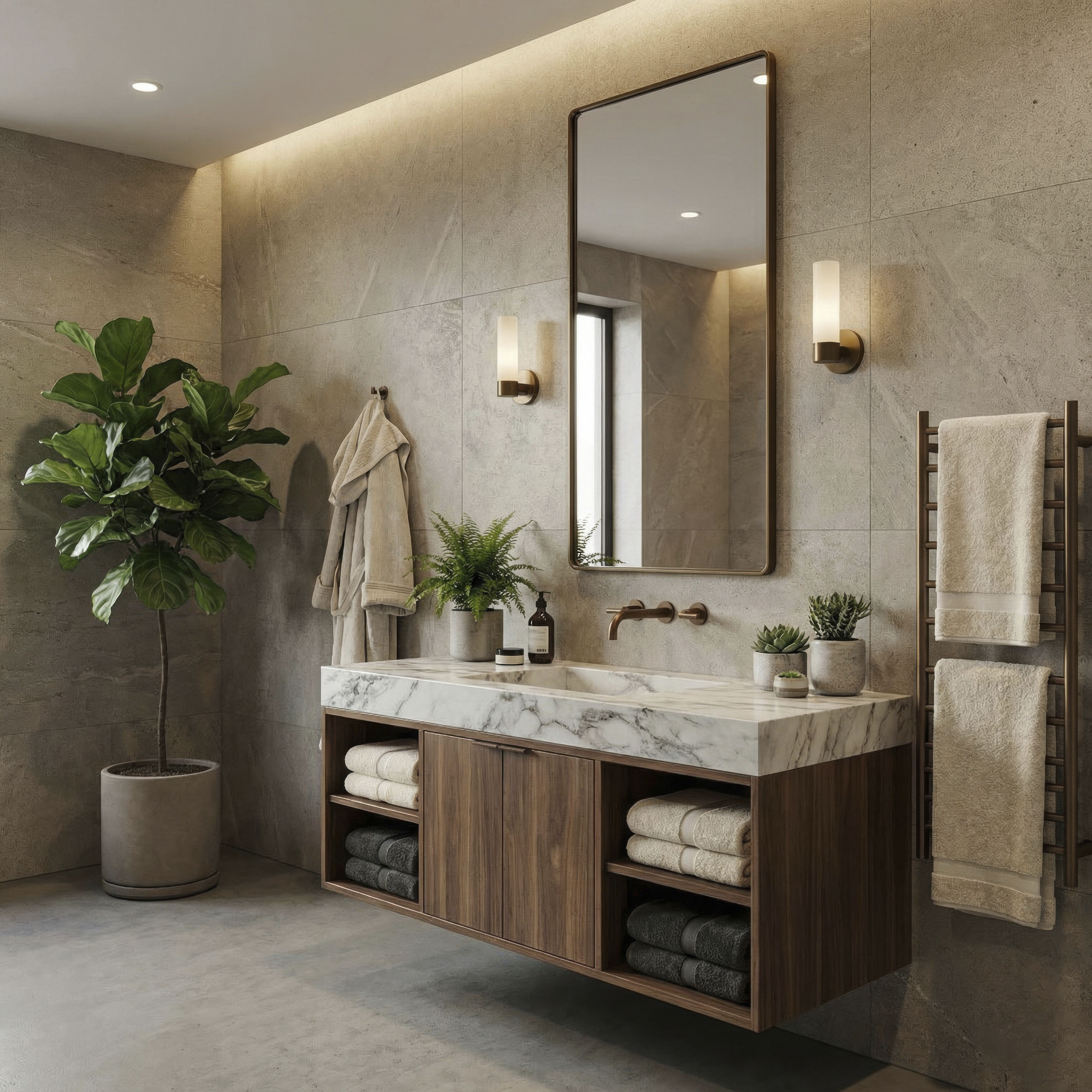 Kye 40 X 22 inch Polished Nickel Wall Mirror, Varaluz Casa