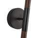 Alora Mood Arden LED 2.38 inch Matte Black Bath Vanity Light Wall Light
