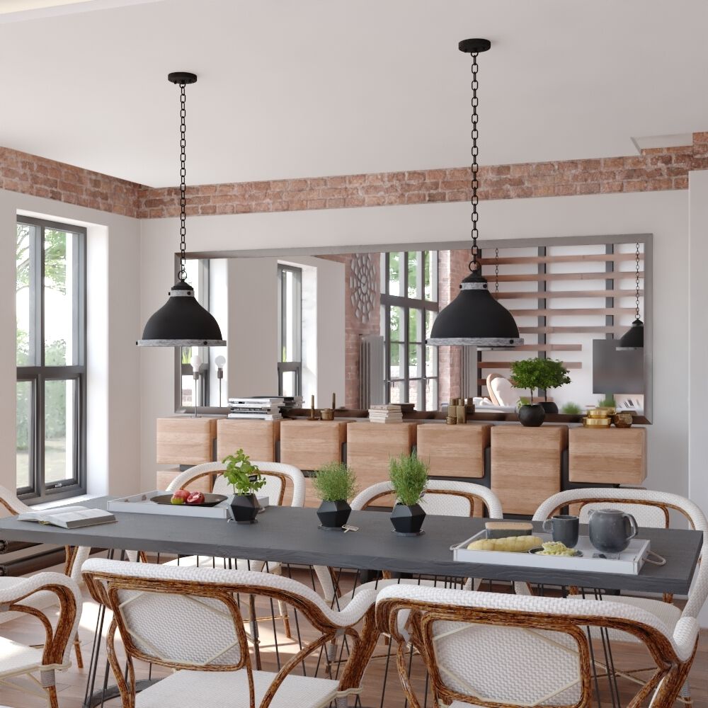 Sheffield LED 15 inch New Bronze and Distressed Ash with Light Silver Inner Pendant Ceiling Light