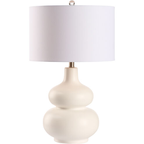 Roberta 19 inch 100.00 watt White/Cream Table Lamp Portable Light