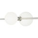 Sean Lavin Orbs Satin Nickel Low-Voltage Track Head Ceiling Light, Integrated LED
