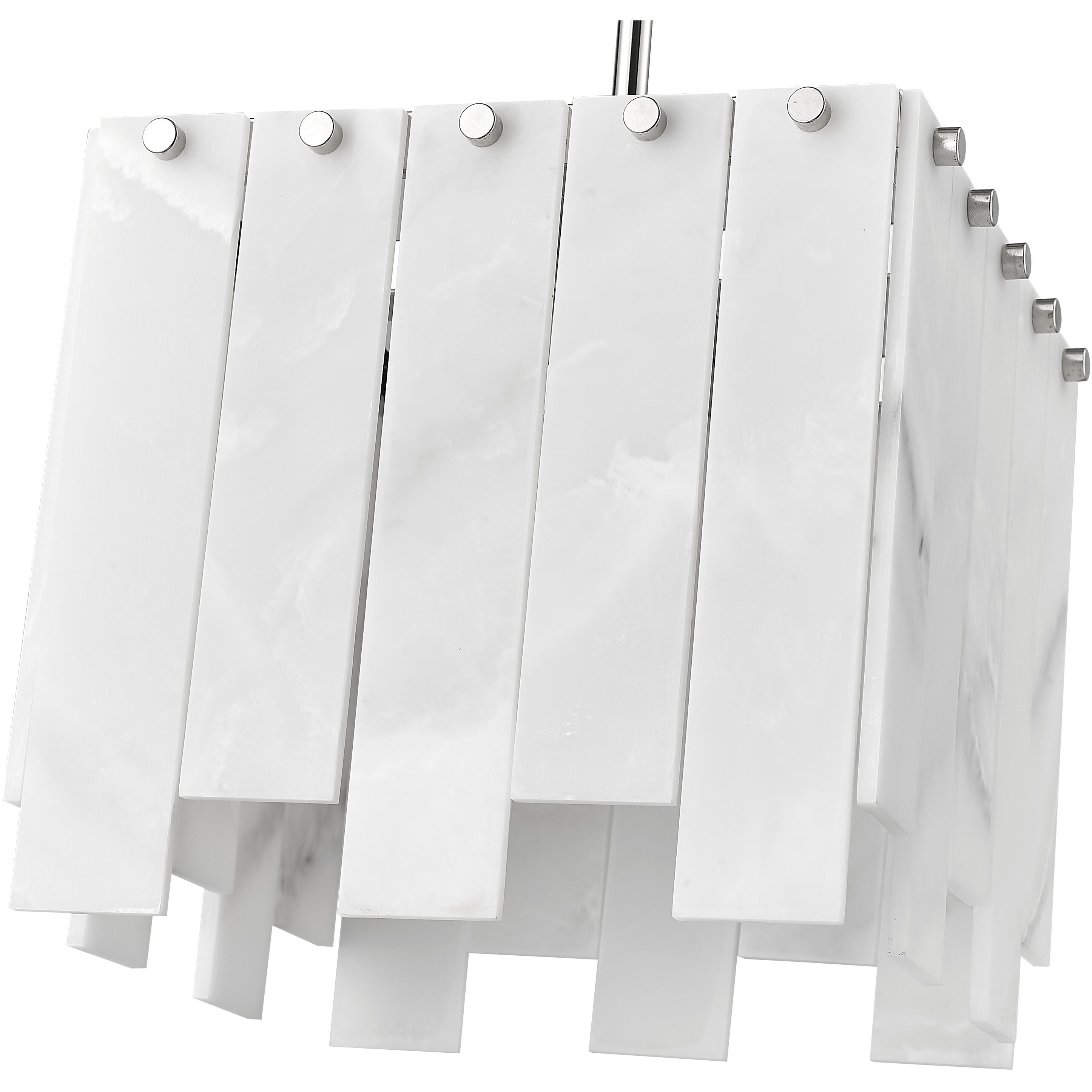 Viviana 1 Light 11.5 inch Polished Nickel Pendant Ceiling Light