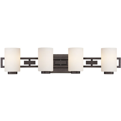 Del Ray 4 Light 32 inch Flemish Bronze Bath Bar Wall Light