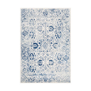 Channing 36 X 24 inch Bright Blue Rug, Rectangle