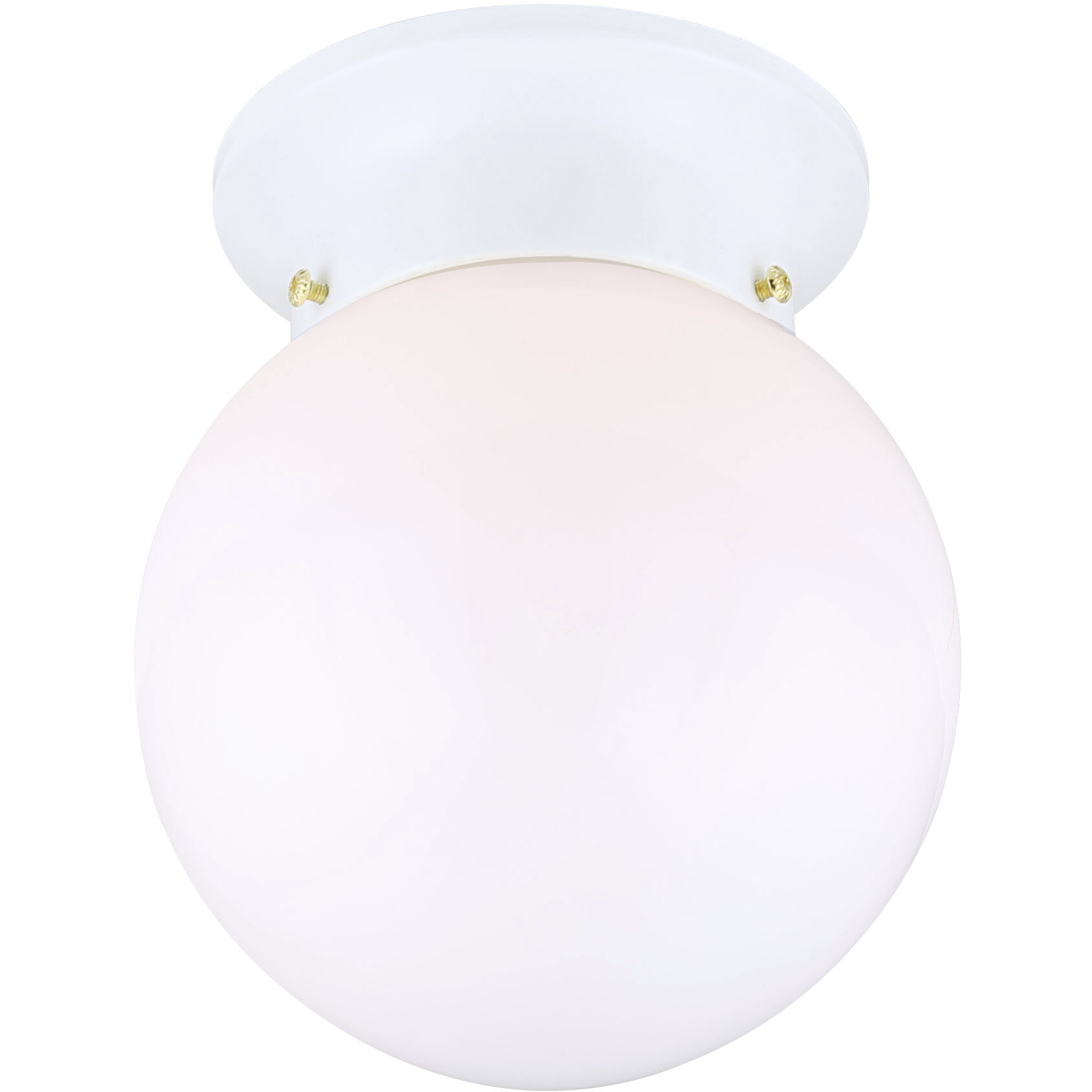 Madison 1 Light 6 inch White Flush Mount Ceiling Light