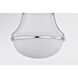 Valdora 1 Light 10.38 inch Polished Nickel Flush Mount Ceiling Light