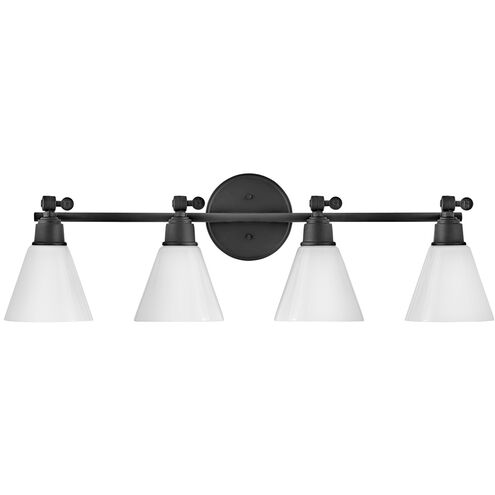 Arti 4 Light 32 inch Black Vanity Light Wall Light