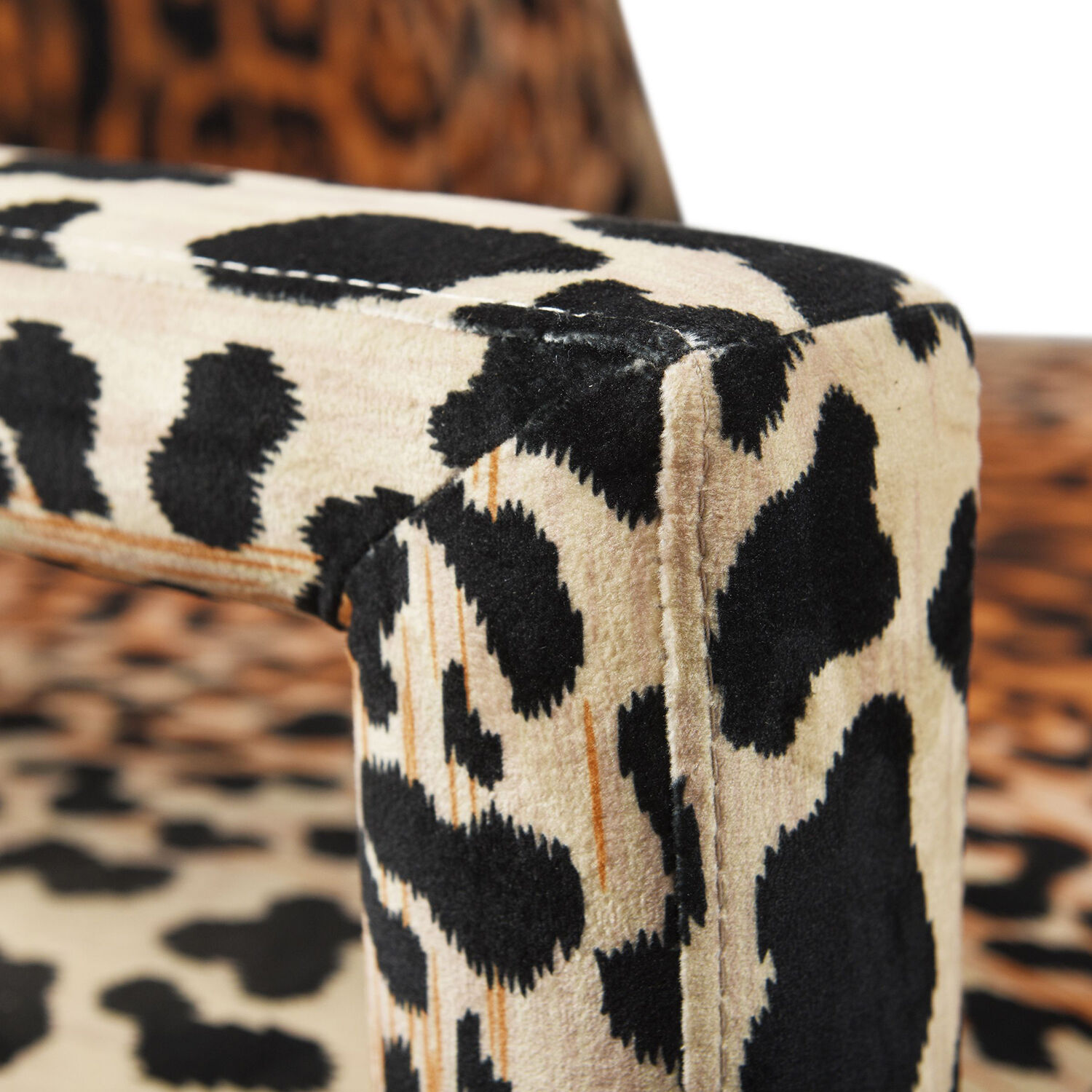 Cameron Brown Cheetah Printed Chair