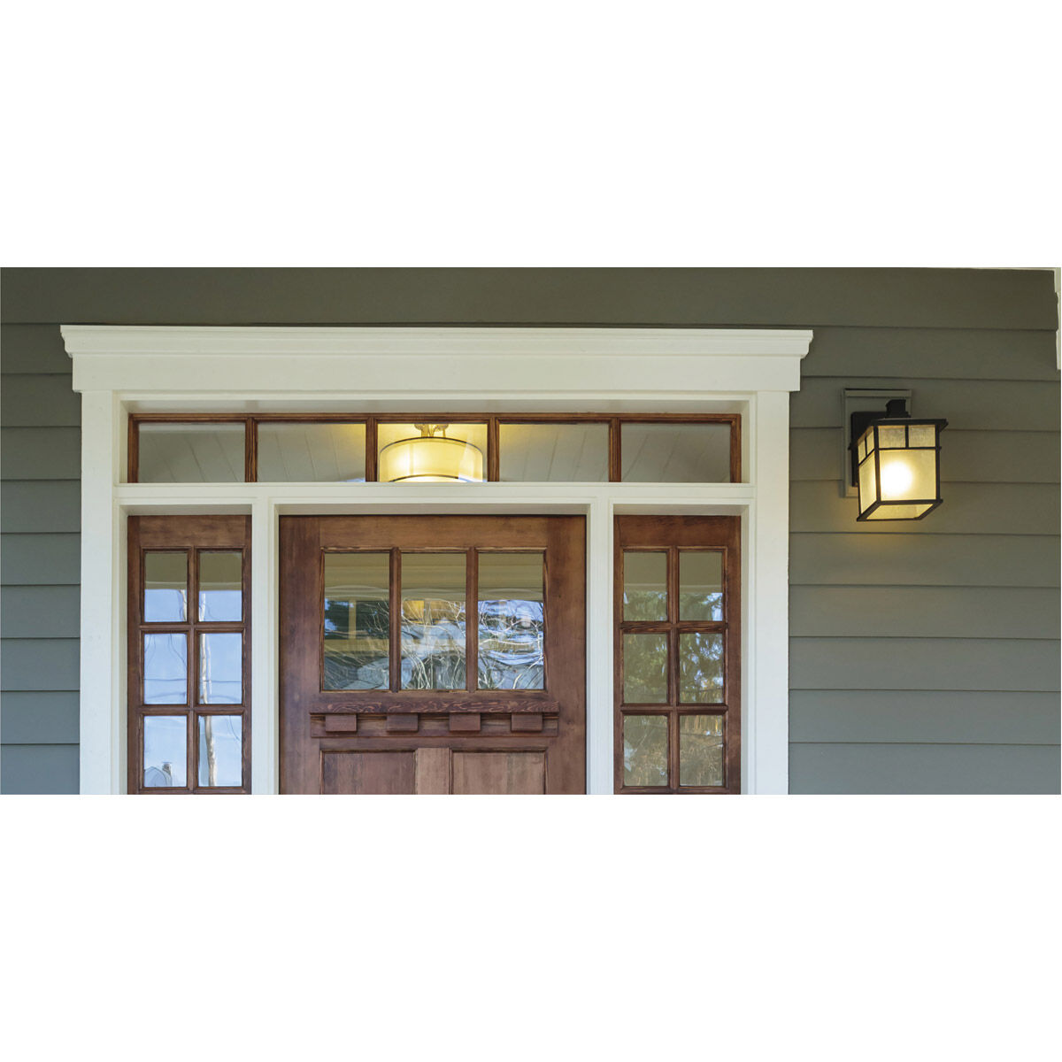 Coldwater 2 Light 11 inch Burnished Outdoor Wall Mount