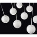 Patruno LED 6 inch Matte White Chandelier Ceiling Light