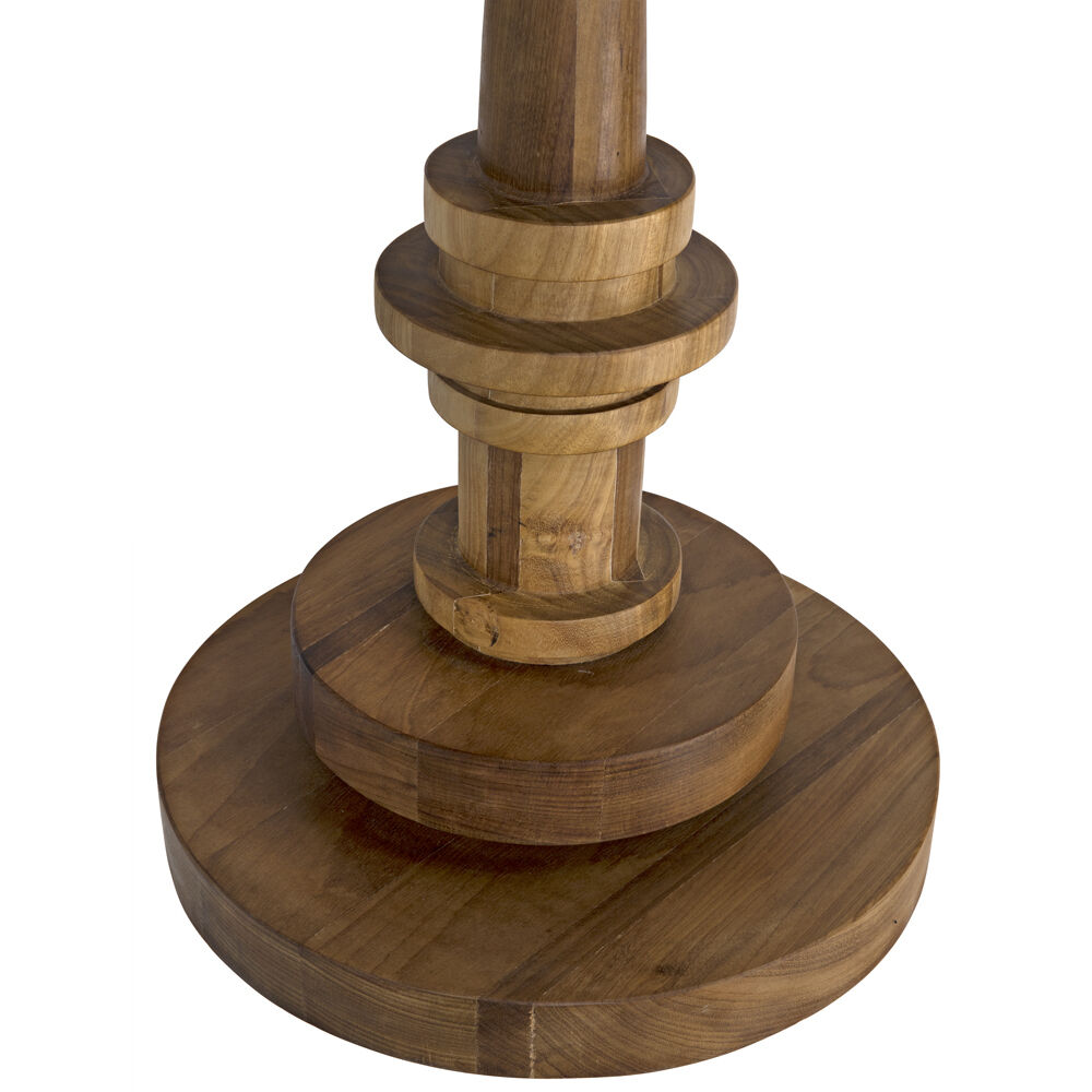 Comodo 28 X 25 inch Gold Teak Side Table