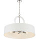 Cape Coral 5 Light 30 inch Polished Nickel Pendant Ceiling Light