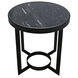 Parker 26 X 25 inch Matte Black Side Table