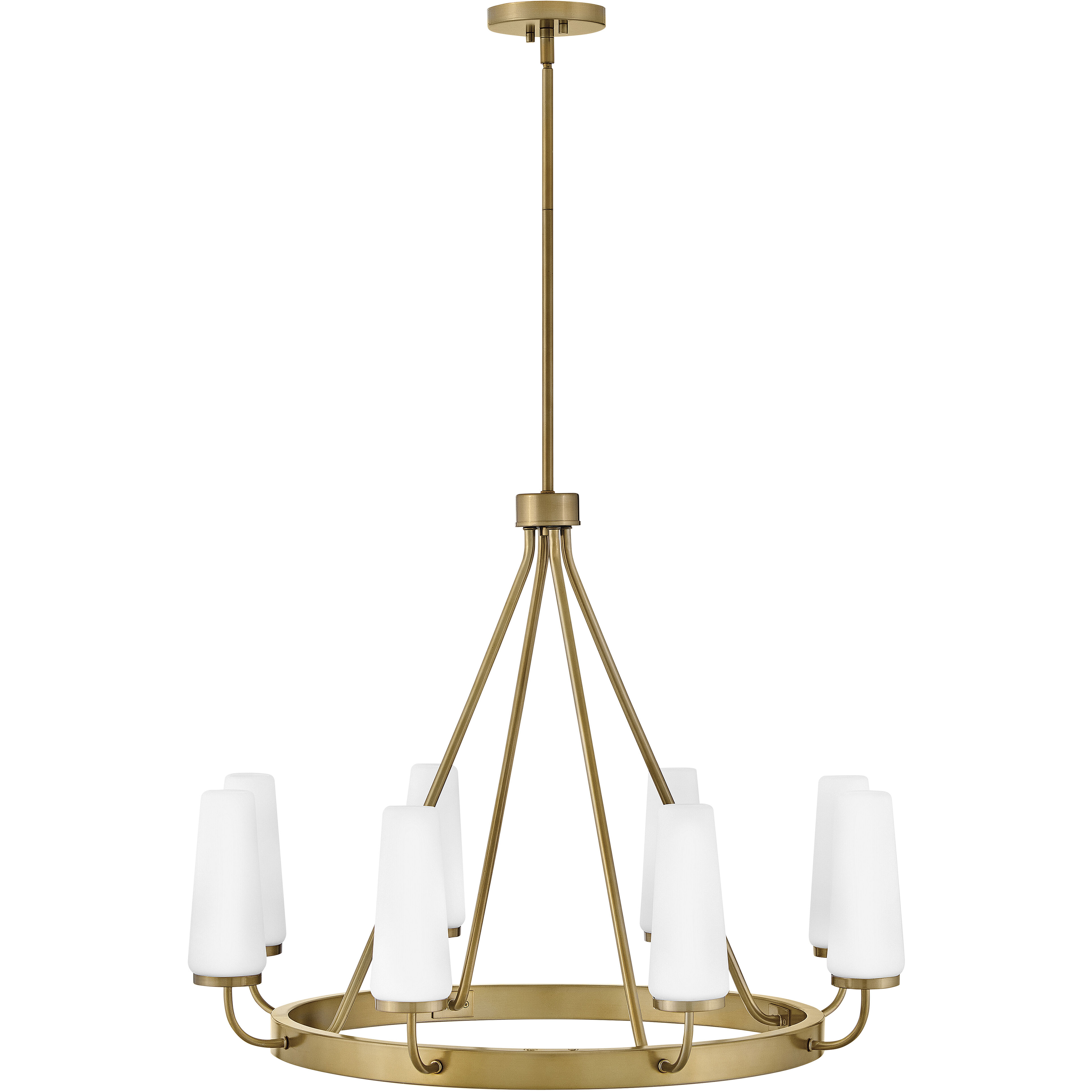 Selma 8 Light 32 inch Gold Chandelier Ceiling Light