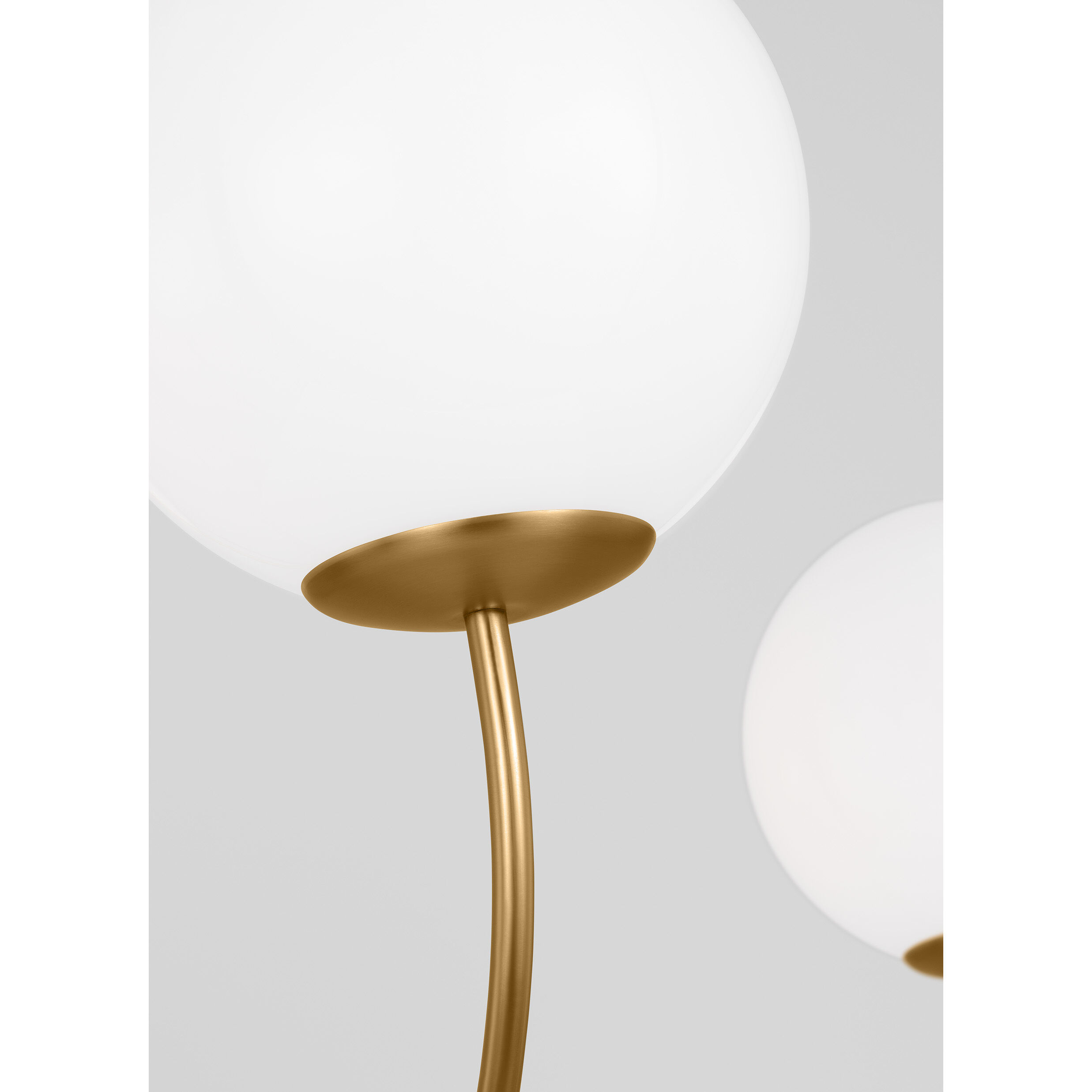 AERIN Galassia 4 Light 40 inch Burnished Brass Chandelier Ceiling Light