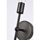 Keely 1 Light 5 inch Black Bath Sconce Wall Light