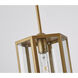 Canada 1 Light 9 inch Brass Outdoor Pendant