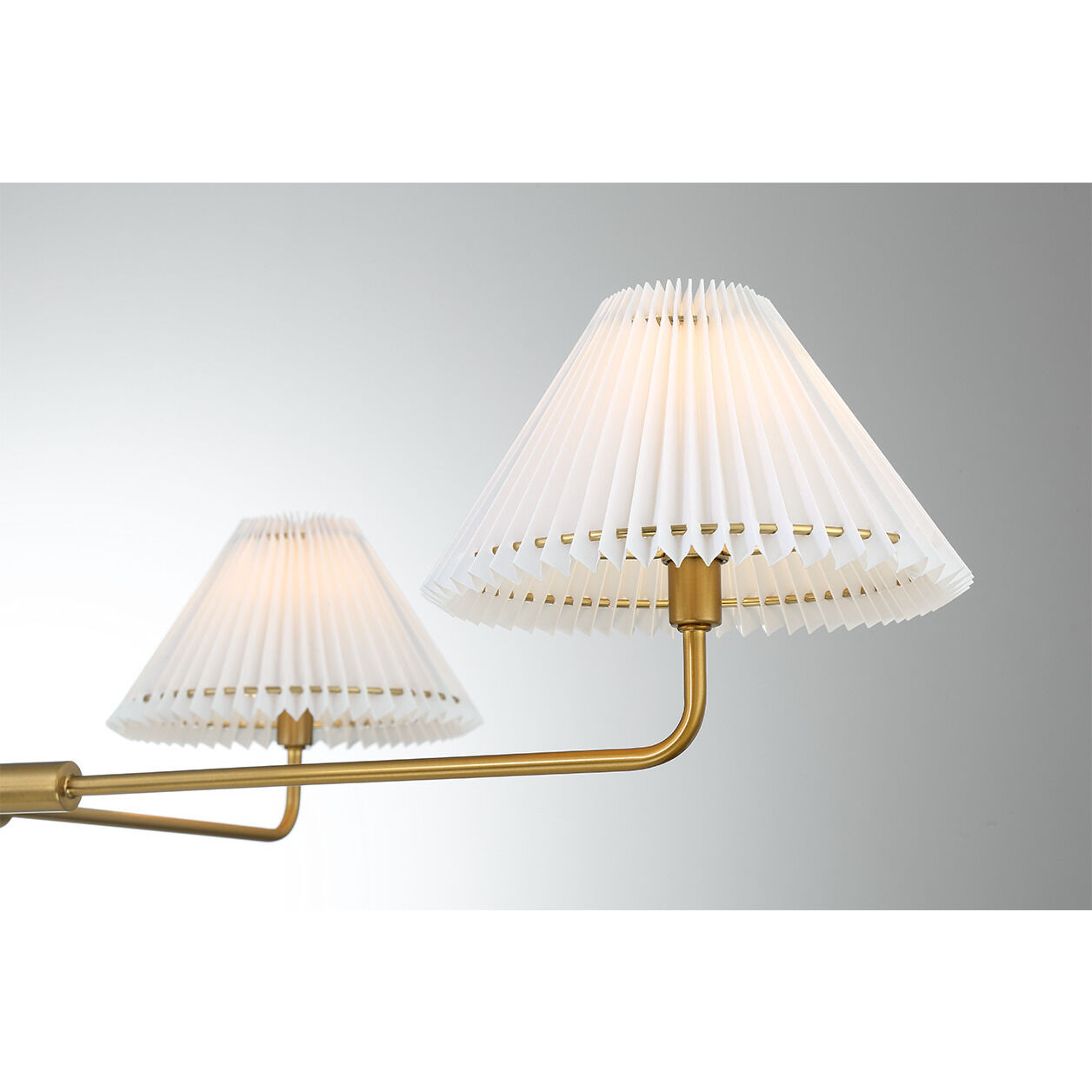Stella 4 Light 41 inch Natural Brass Chandelier Ceiling Light