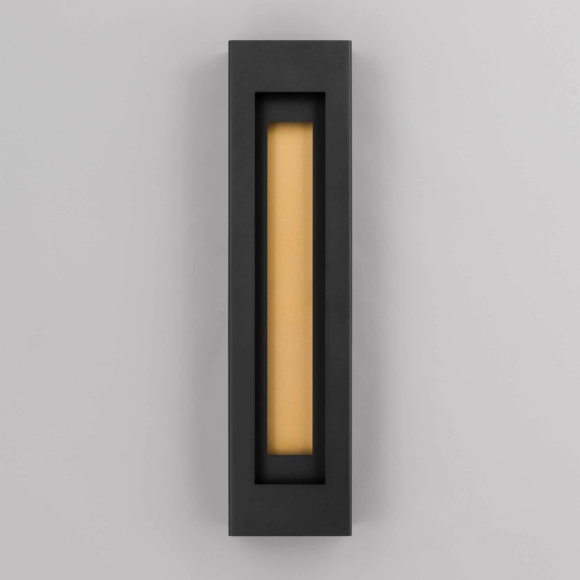 Layer LED 30 inch Sand Black Outdoor Wall Sconce