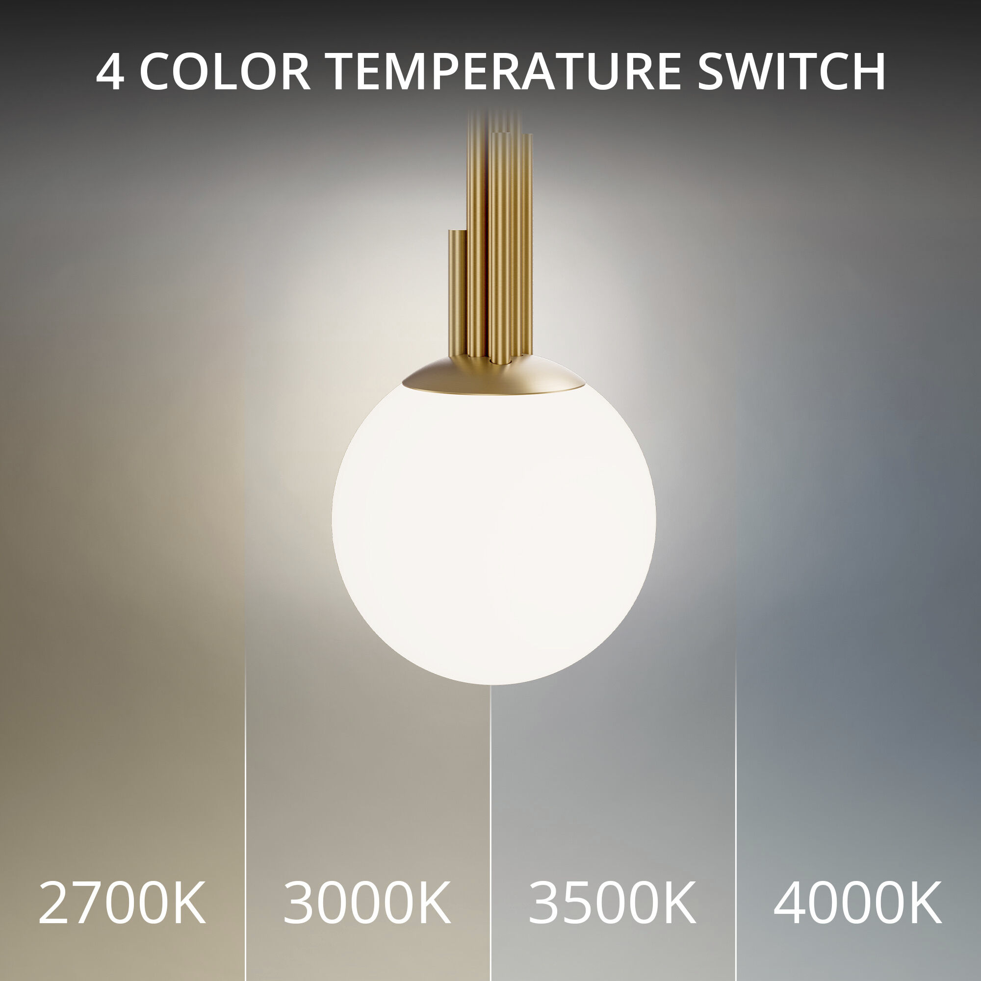 Sybil LED 9.9 inch Aged Brass Indoor Hanging Lighting Ceiling Light in 4000K