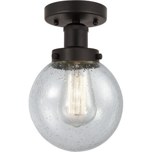 Beacon 1 Light 6.5 inch Oil Rubbed Bronze Semi-Flush Mount Ceiling Light