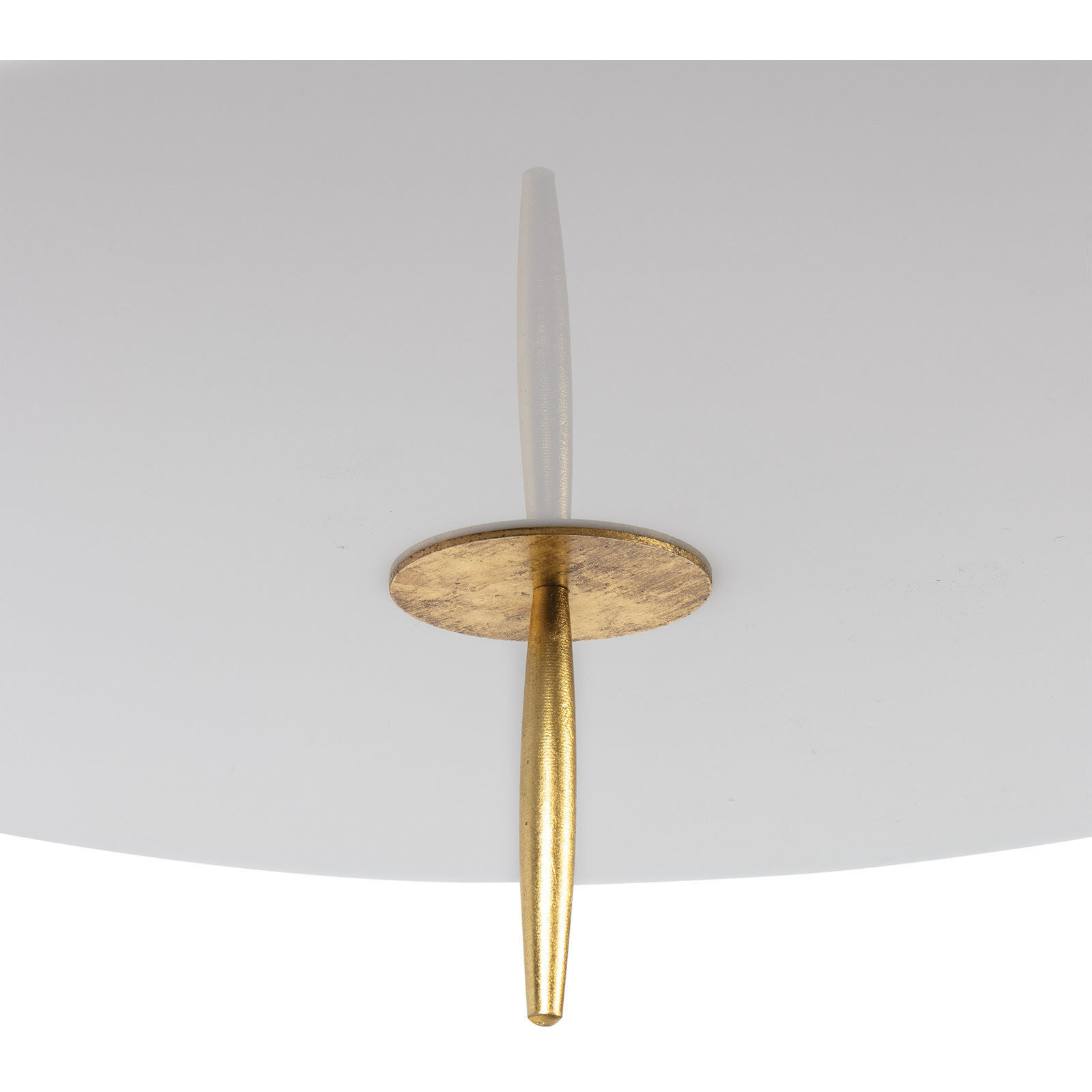 Clove 2 Light 14 inch Antique Gold Leaf Pendant Ceiling Light in Natural Linen Shade