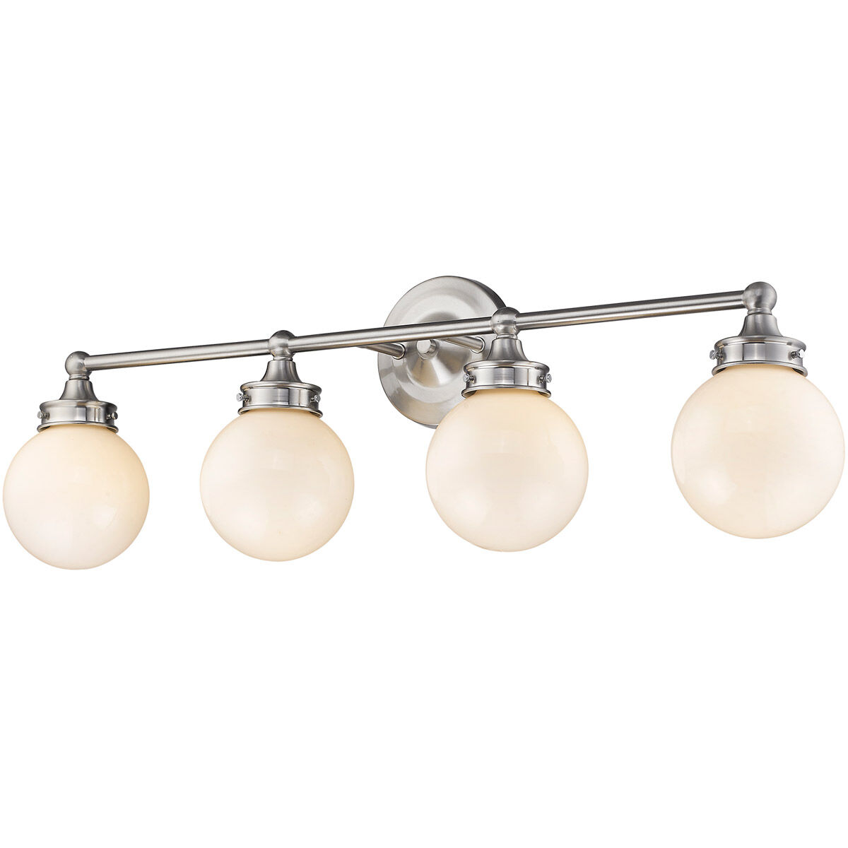 Fairfax 4 Light 36 inch Satin Nickel Vanity Light Wall Light