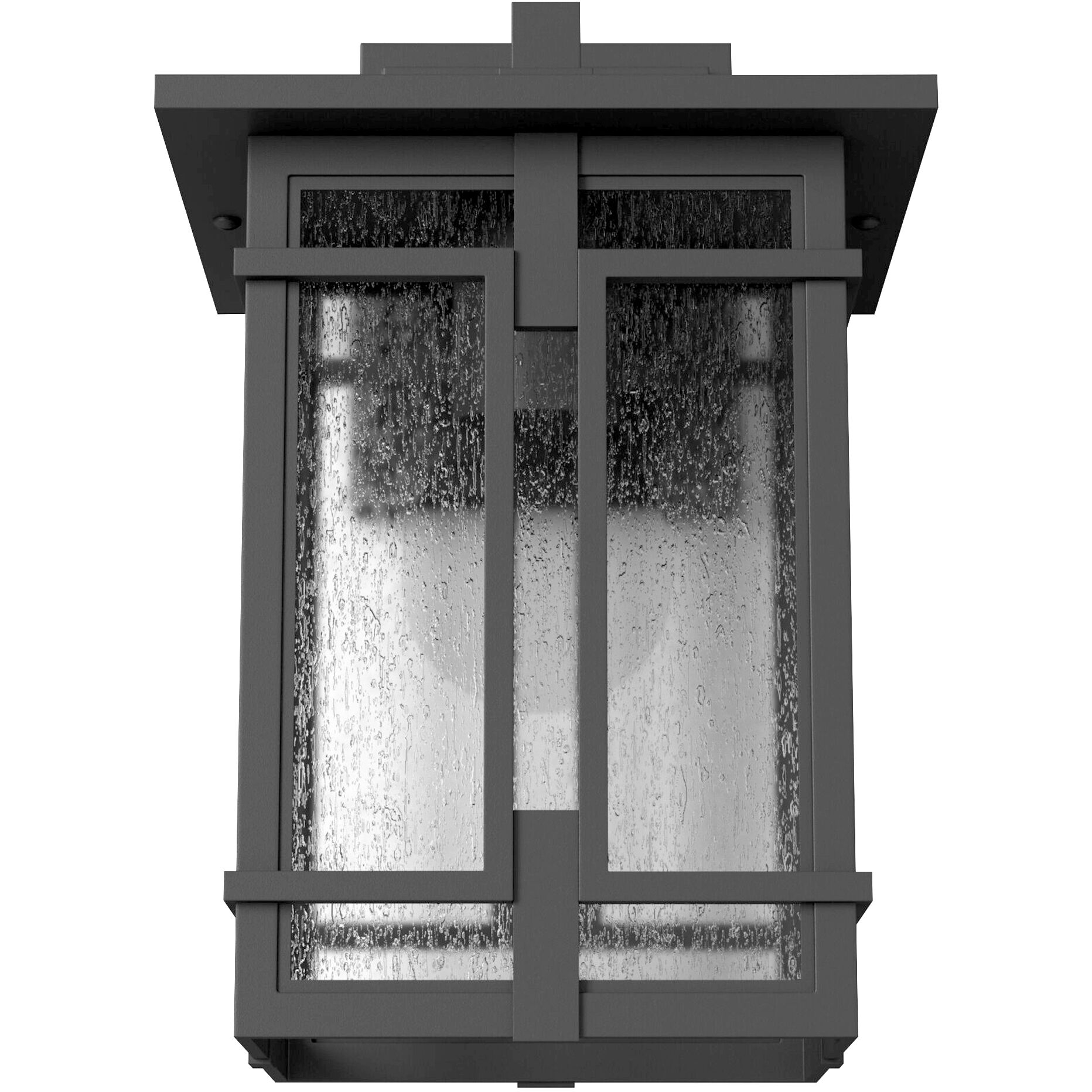 Tucker Outdoor Wall Mount Lantern in Museum Black, Small