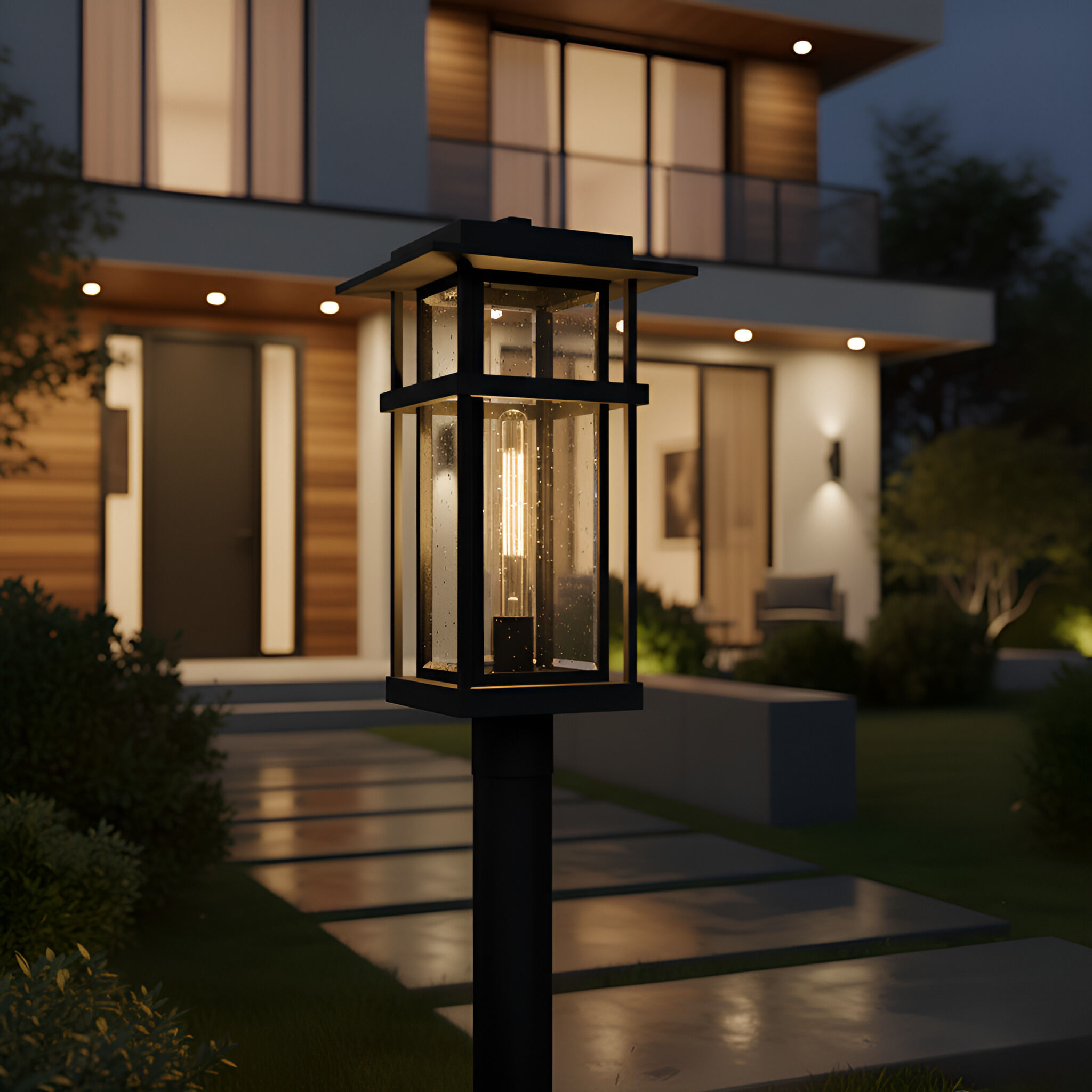 Morgan 1 Light 10 inch Earth Black Outdoor Hanging Lantern