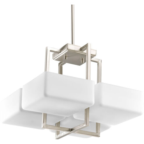 Dibs 4 Light 12 inch Brushed Nickel Semi-Flush Mount Ceiling Light